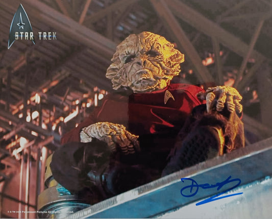 Deep Roy 8x10 star trek COA