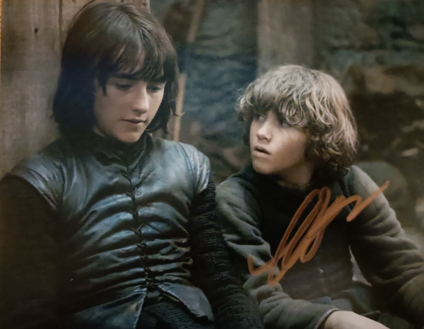 Art Parkinson 8X10 Signed in Gold