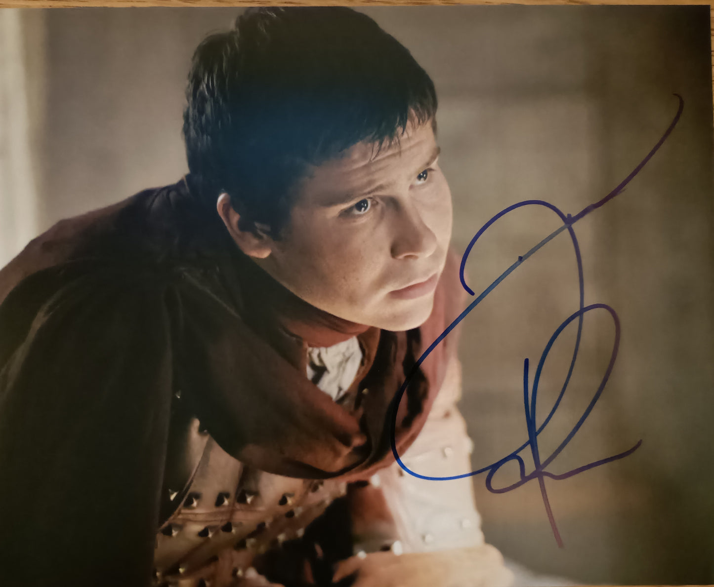 Daniel Portman  8 X10 Signed in Blue