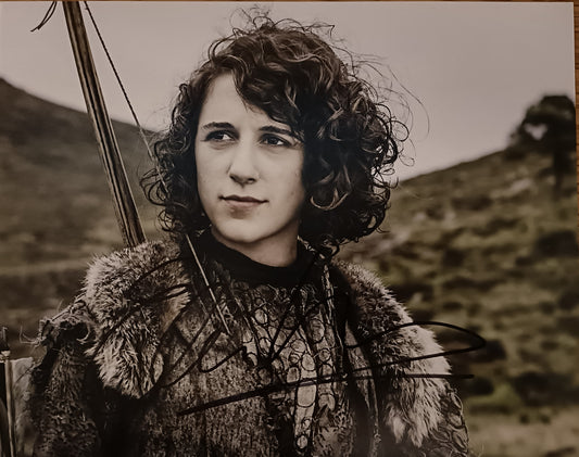 Ellie Kendrick  8 X 10 Signed in Black