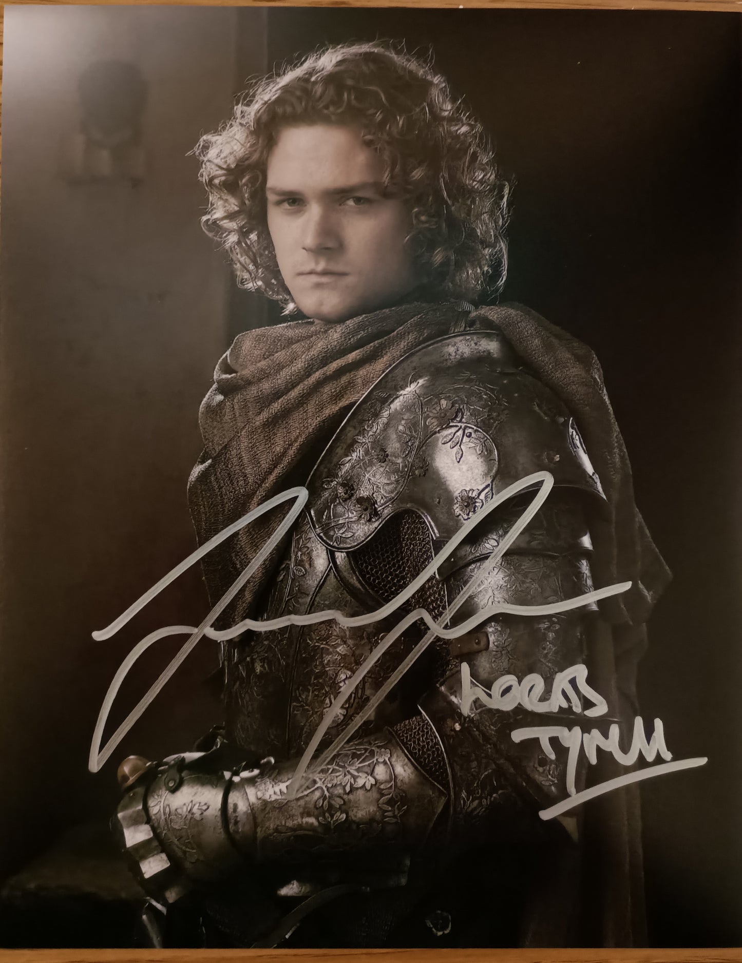 Finn Jones  8 X 10 Signed in Silver