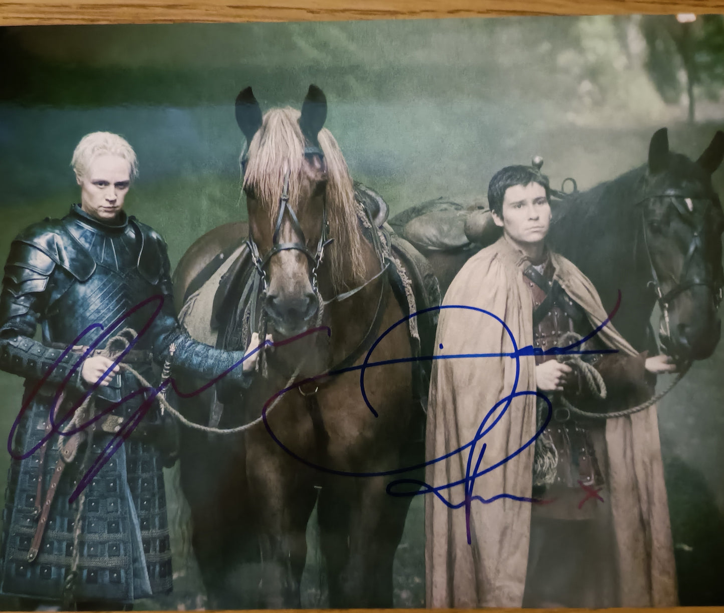 Gwendoline Christie & Daniel Portman  Signed in Black  8 X 10