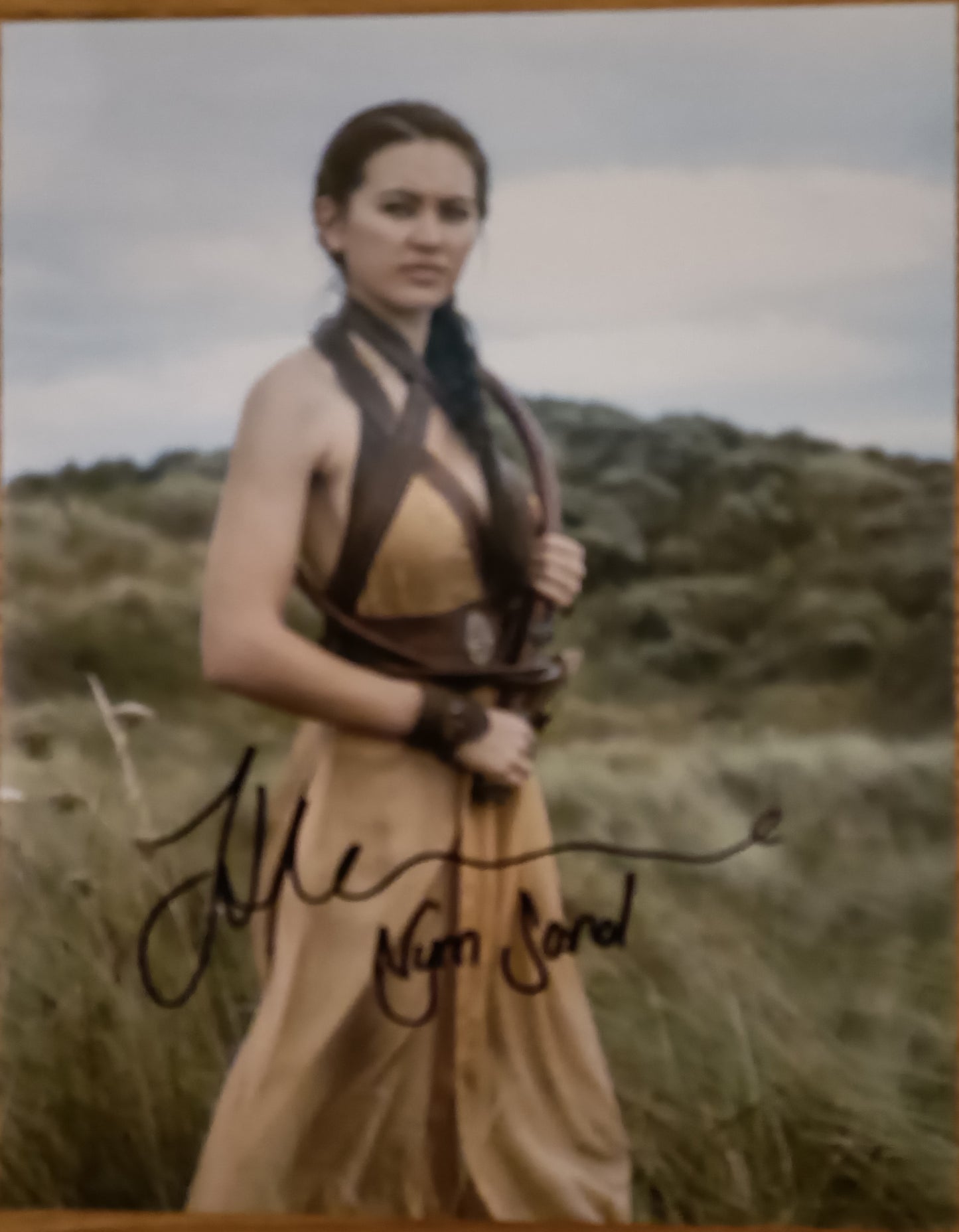 Jessica Henwick 8 x 10  signed in Black games of thrones