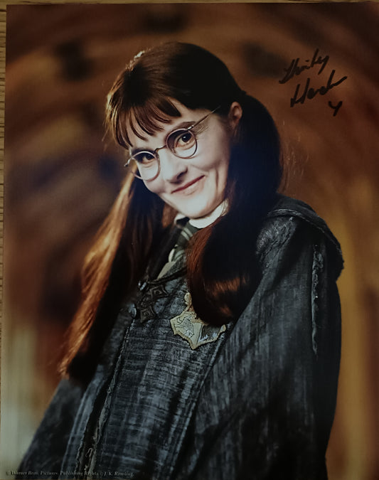 Shirley Henderson 8X10 signed in Black